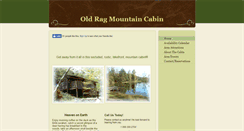Desktop Screenshot of oldragcabin.com